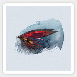 Blood Salmon Fly No.12 Sticker